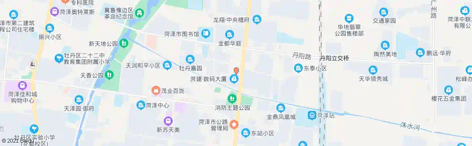 菏泽开发区管委会_公交站地图_菏泽公交_妙搜公交查询2025