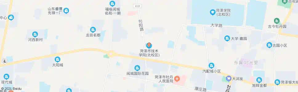 菏泽市技术学院_公交站地图_菏泽公交_妙搜公交查询2025