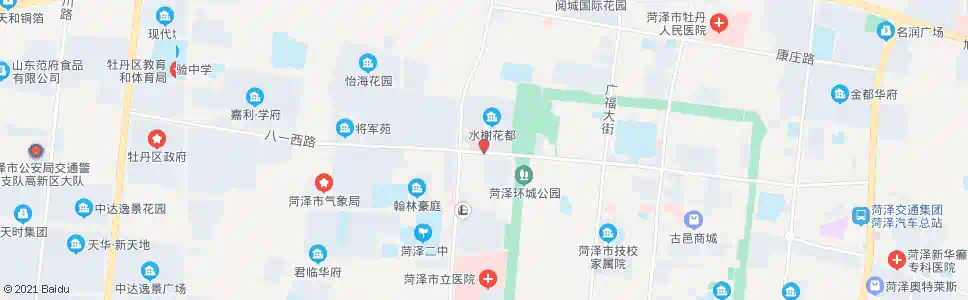 菏泽第三人民医院_公交站地图_菏泽公交_妙搜公交查询2025
