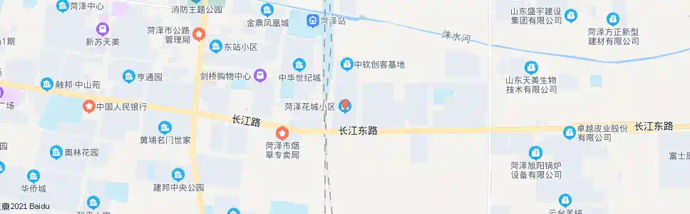 菏泽国家粮食储备库(花城小区)_公交站地图_菏泽公交_妙搜公交查询2025