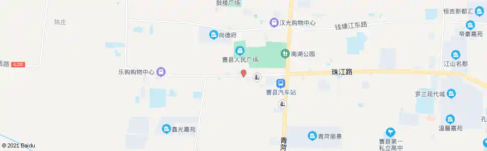 菏泽市区交警大队_公交站地图_菏泽公交_妙搜公交查询2025
