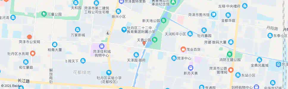 菏泽市建设局家属院_公交站地图_菏泽公交_妙搜公交查询2025