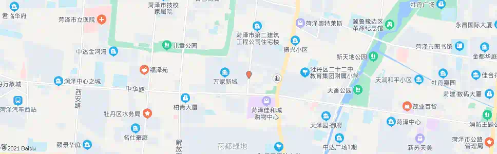 菏泽桑盾大厦_公交站地图_菏泽公交_妙搜公交查询2025