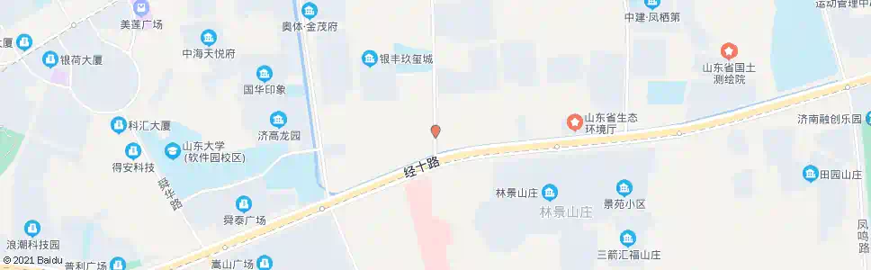 济南凤山路经十路_公交站地图_济南公交_妙搜公交查询2025