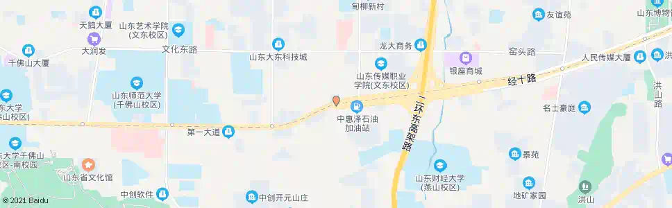 济南经十路燕子山路_公交站地图_济南公交_妙搜公交查询2025
