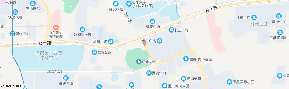 济南舜华南路经十路_公交站地图_济南公交_妙搜公交查询2025