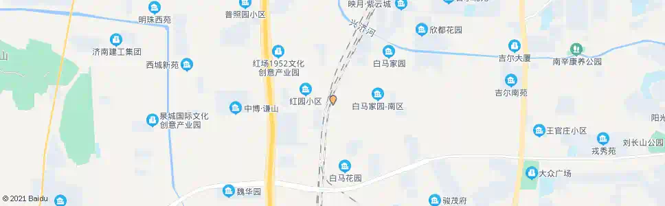 济南白马山庄_公交站地图_济南公交_妙搜公交查询2025