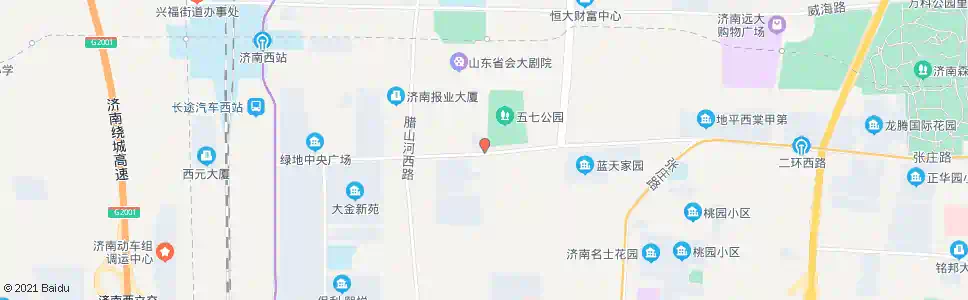 济南烟台路腊山河东路_公交站地图_济南公交_妙搜公交查询2025