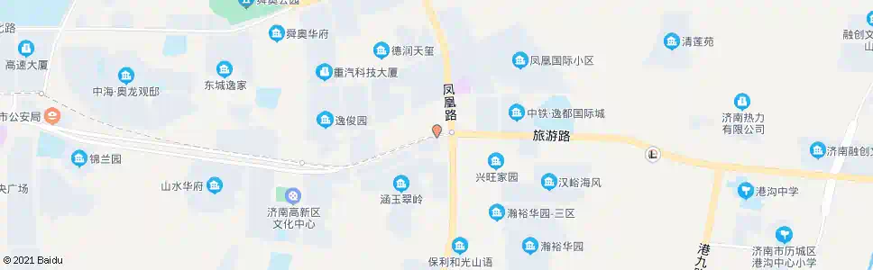 济南旅游路凤凰路_公交站地图_济南公交_妙搜公交查询2025