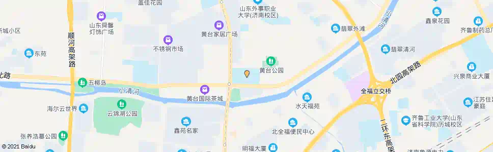 济南长清二中_公交站地图_济南公交_妙搜公交查询2025