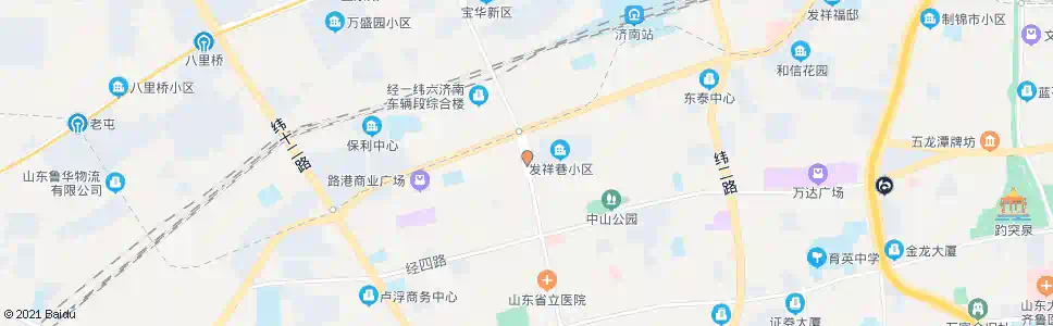 济南纬六路经二路_公交站地图_济南公交_妙搜公交查询2025