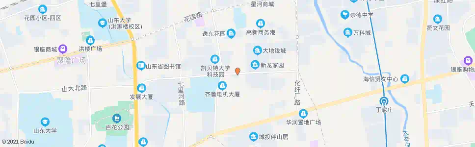 济南华龙路华信路_公交站地图_济南公交_妙搜公交查询2025