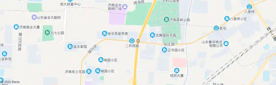 济南二环西路张庄路_公交站地图_济南公交_妙搜公交查询2025