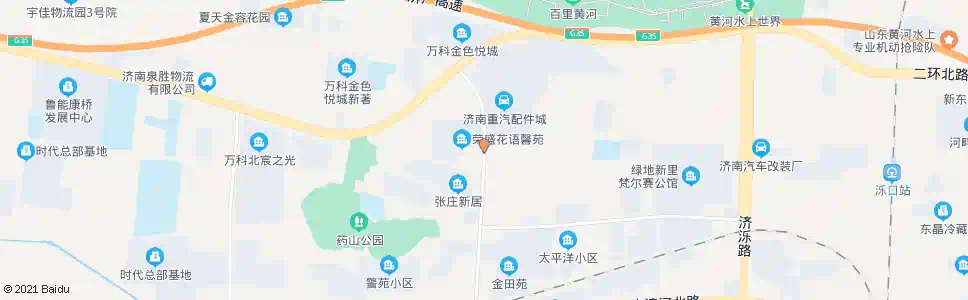 济南无影山北路泺口南路_公交站地图_济南公交_妙搜公交查询2025