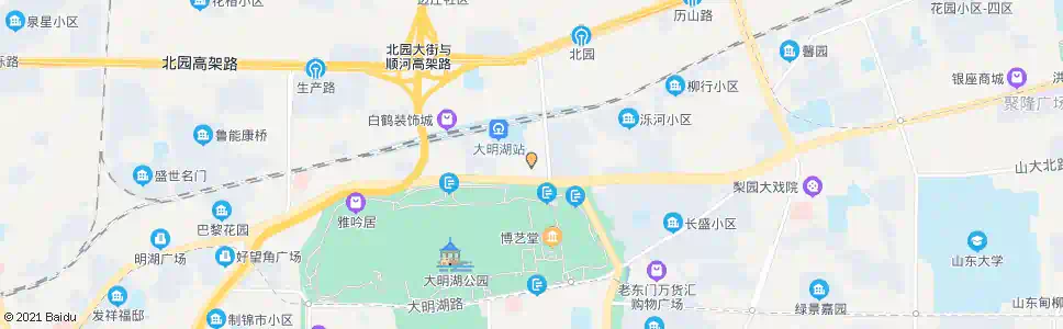 济南东城花苑_公交站地图_济南公交_妙搜公交查询2025