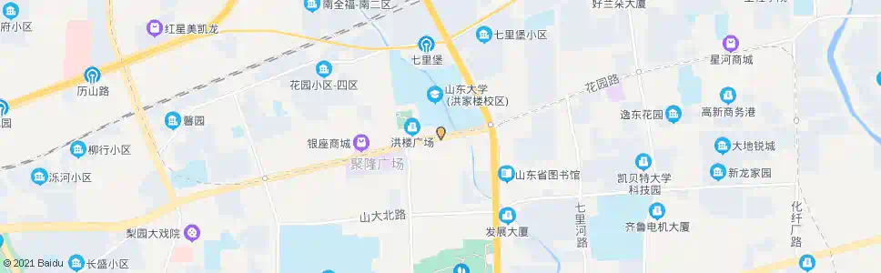 济南洪家楼_公交站地图_济南公交_妙搜公交查询2025