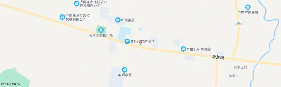 济南官庄镇政府_公交站地图_济南公交_妙搜公交查询2025