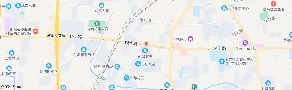 济南经十路营市西街_公交站地图_济南公交_妙搜公交查询2025