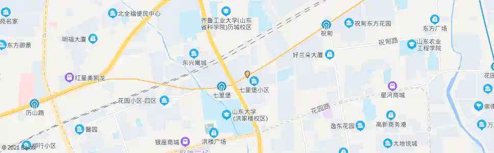 济南祝舜路西口_公交站地图_济南公交_妙搜公交查询2025
