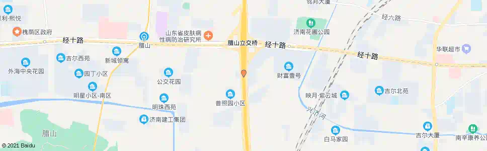 济南腊山立交桥南_公交站地图_济南公交_妙搜公交查询2025