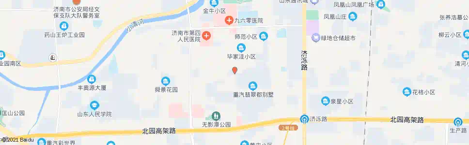 济南无影山东路_公交站地图_济南公交_妙搜公交查询2025