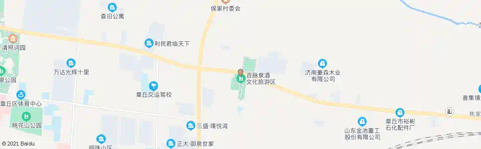 济南百脉泉酒业_公交站地图_济南公交_妙搜公交查询2025