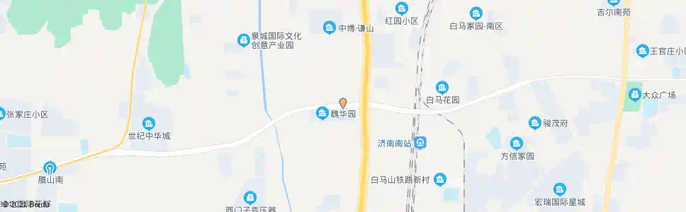 济南二环西路刘长山路_公交站地图_济南公交_妙搜公交查询2025