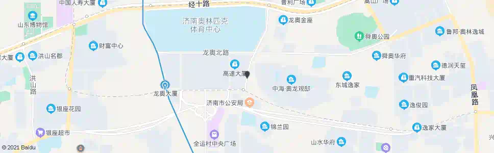 济南奥体东路龙奥南路_公交站地图_济南公交_妙搜公交查询2025