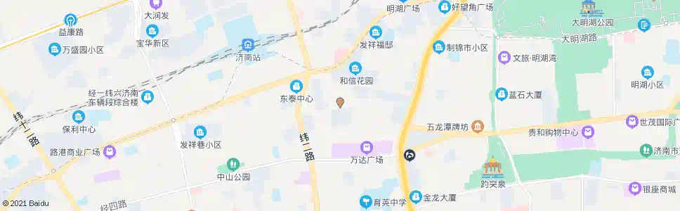 济南经二纬一_公交站地图_济南公交_妙搜公交查询2025