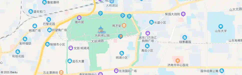 济南市立一院_公交站地图_济南公交_妙搜公交查询2025