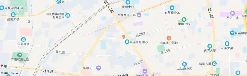 济南经四纬十二_公交站地图_济南公交_妙搜公交查询2025
