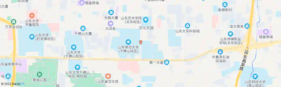 济南经十路山师东路_公交站地图_济南公交_妙搜公交查询2025