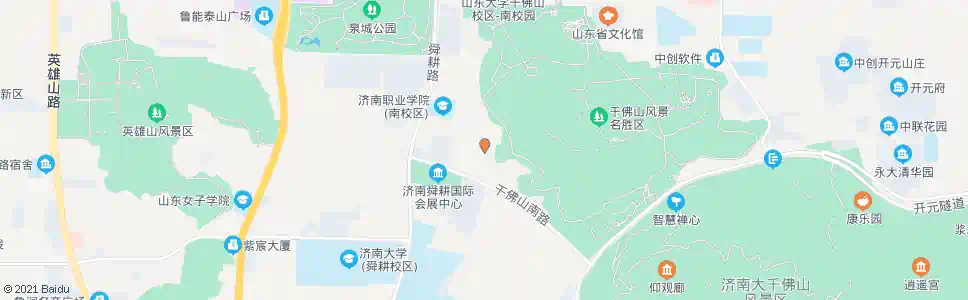 济南千佛山西路_公交站地图_济南公交_妙搜公交查询2025