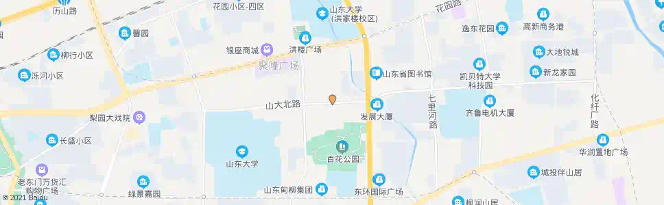 济南山大北路二环东路_公交站地图_济南公交_妙搜公交查询2025