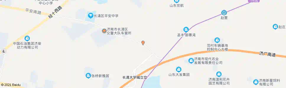 济南平安南路刘长山路_公交站地图_济南公交_妙搜公交查询2025