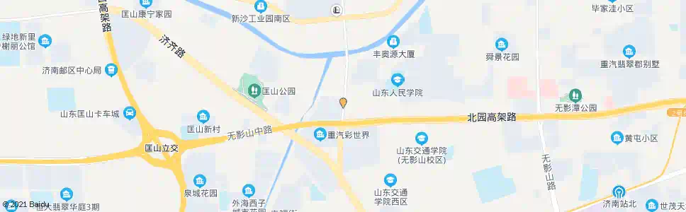 济南无影山中路_公交站地图_济南公交_妙搜公交查询2025