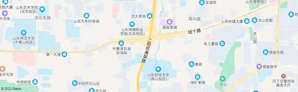 济南燕山立交桥南_公交站地图_济南公交_妙搜公交查询2025