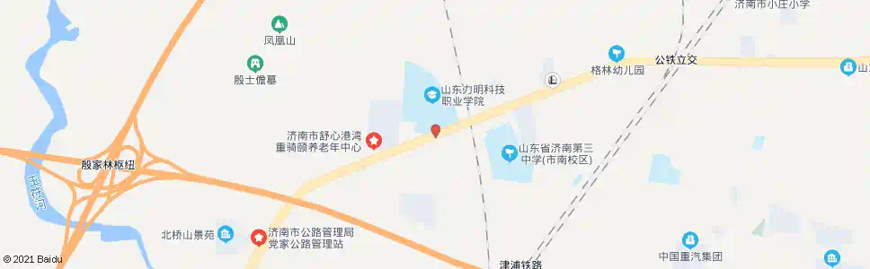 济南力明学院_公交站地图_济南公交_妙搜公交查询2025