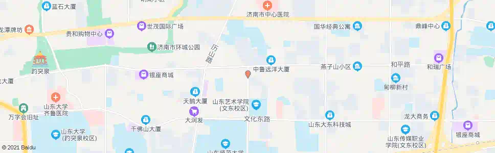 济南山师东路北口_公交站地图_济南公交_妙搜公交查询2025