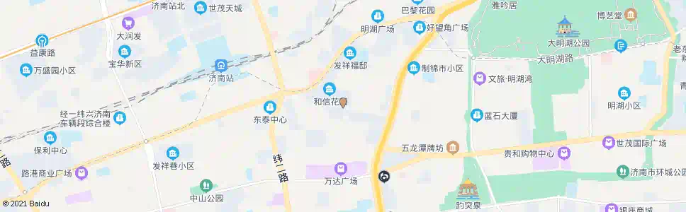 济南馆驿街新区_公交站地图_济南公交_妙搜公交查询2025