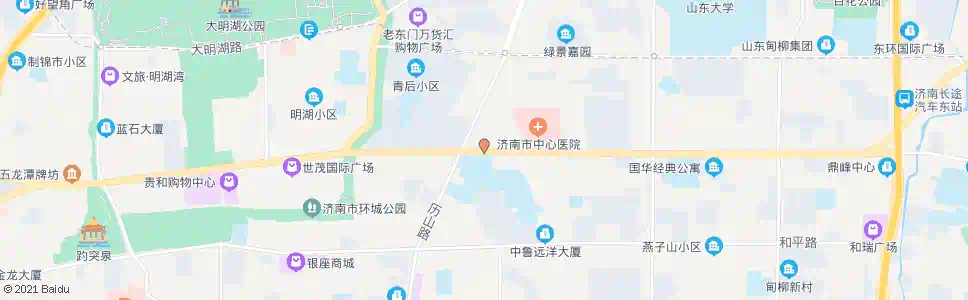 济南解放桥东_公交站地图_济南公交_妙搜公交查询2025