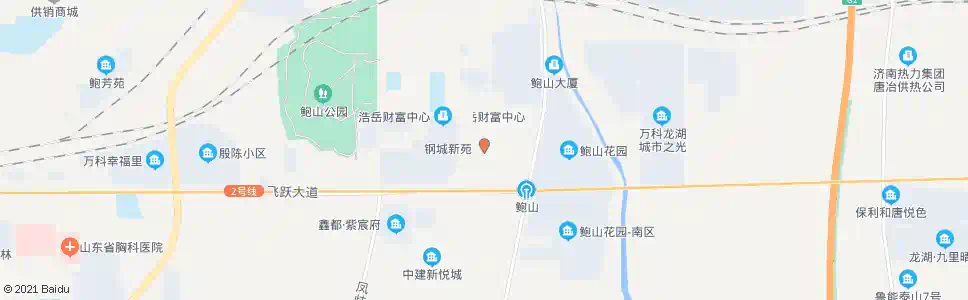 济南钢城新苑_公交站地图_济南公交_妙搜公交查询2025