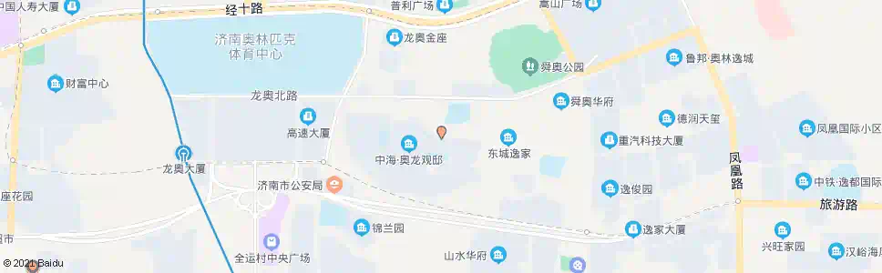 济南奥龙观邸东门_公交站地图_济南公交_妙搜公交查询2025