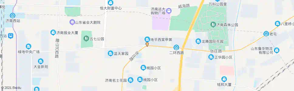济南潍坊路烟台路_公交站地图_济南公交_妙搜公交查询2025