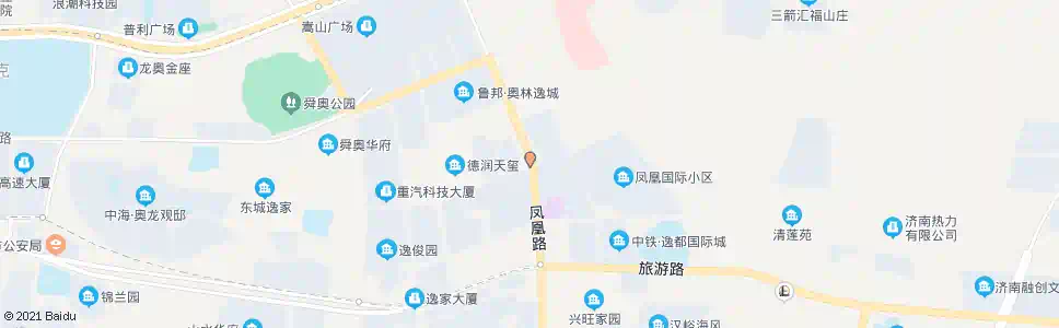 济南凤凰路华奥路_公交站地图_济南公交_妙搜公交查询2025