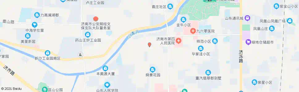 济南田庄社区_公交站地图_济南公交_妙搜公交查询2025