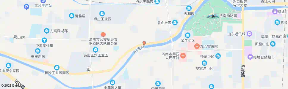 济南粟山拥军站_公交站地图_济南公交_妙搜公交查询2025