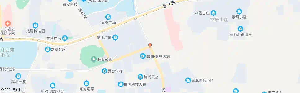 济南凤凰路龙奥北路_公交站地图_济南公交_妙搜公交查询2025