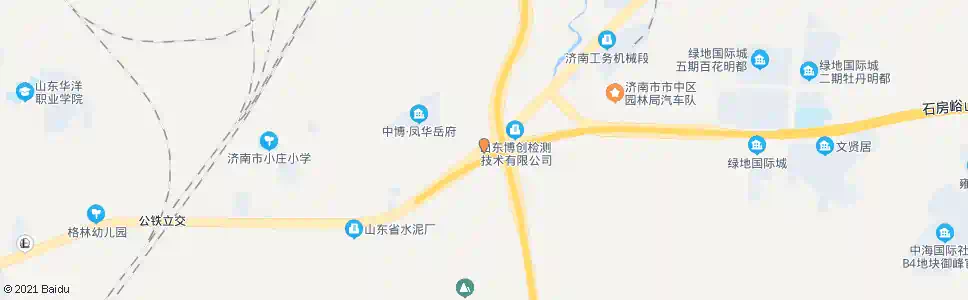 济南岳尔庄东_公交站地图_济南公交_妙搜公交查询2025