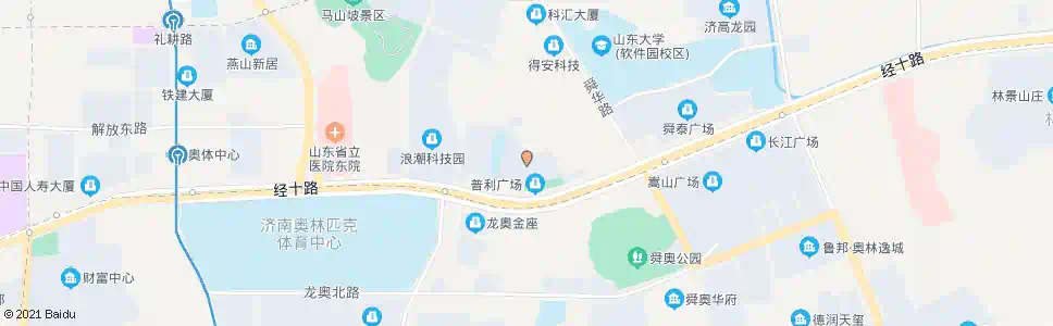 济南草山岭西_公交站地图_济南公交_妙搜公交查询2025